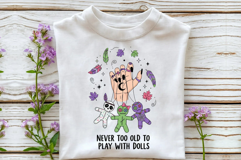 Never Too Old to Play with Dolls Clipart Bundle - CraftNest - Digital Crafting and Art