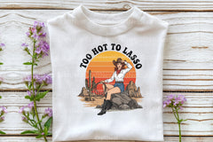 Too Hot to Lasso Cowgirl Clipart Bundle - CraftNest - Digital Crafting and Art