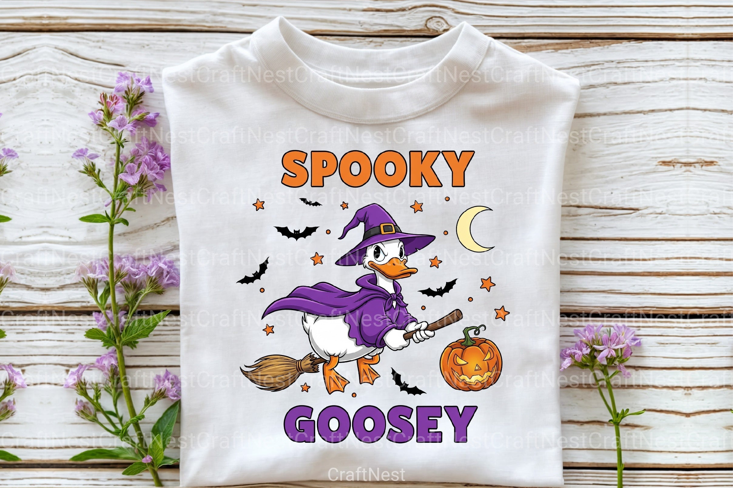 Spooky Goosey Witch Halloween Clipart Bundle - CraftNest - Digital Crafting and Art
