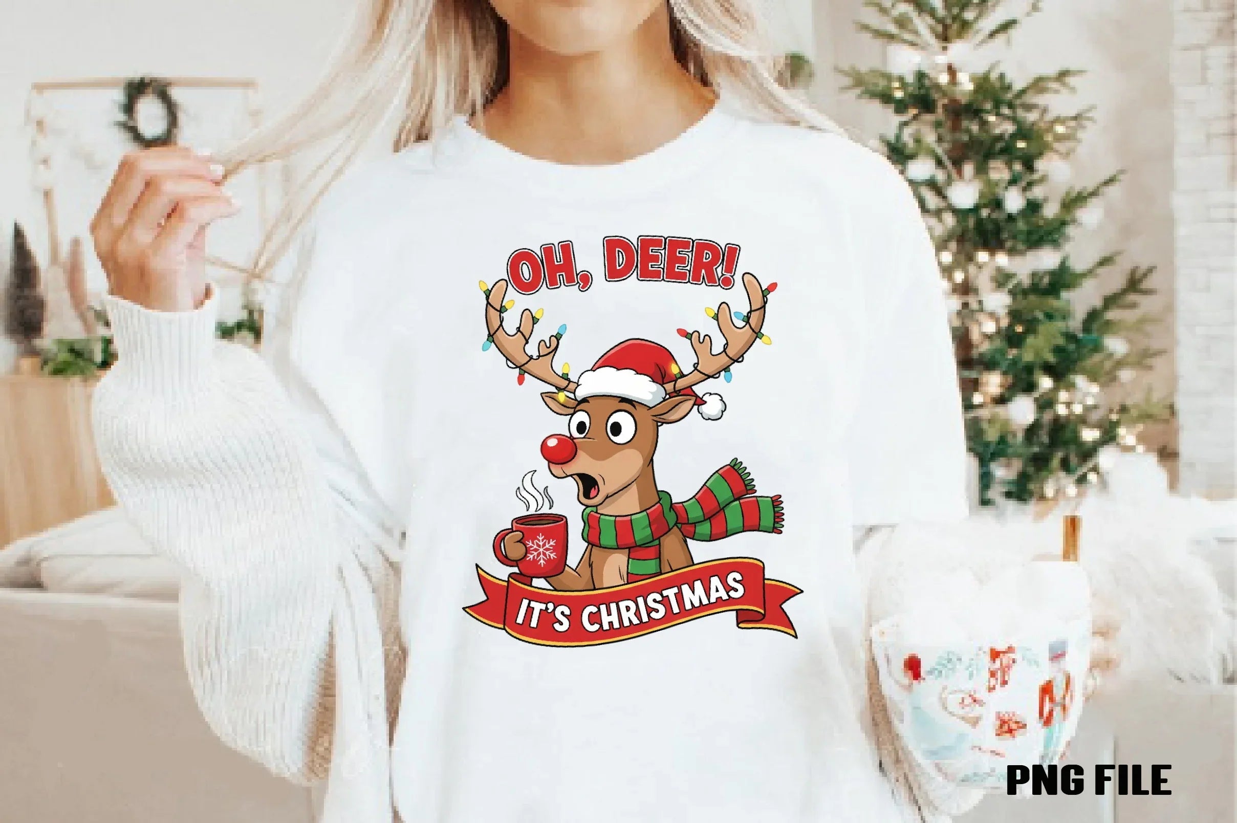 Oh Deer It's Christmas Clipart Bundle - CraftNest - Digital Crafting and Art