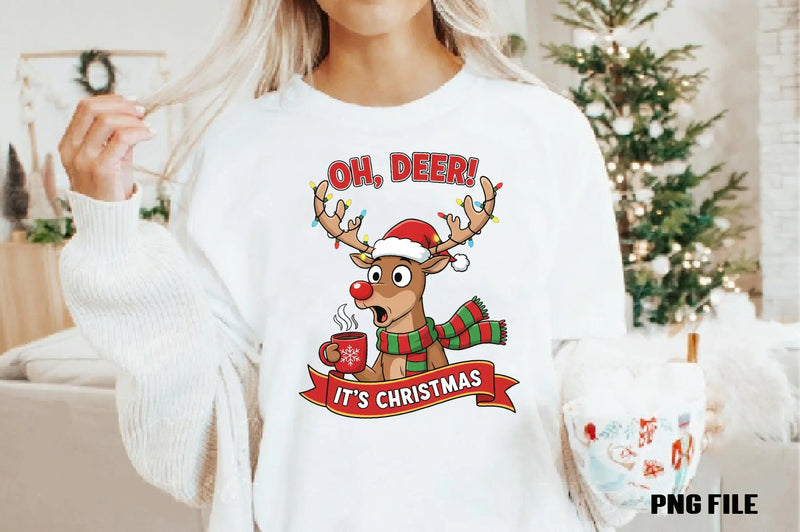 Oh Deer It's Christmas Clipart Bundle - CraftNest - Digital Crafting and Art