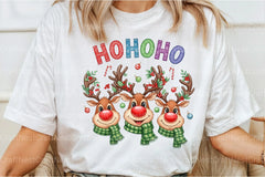 Ho Ho Deer Reindeer Christmas Clipart Bundle - CraftNest - Digital Crafting and Art