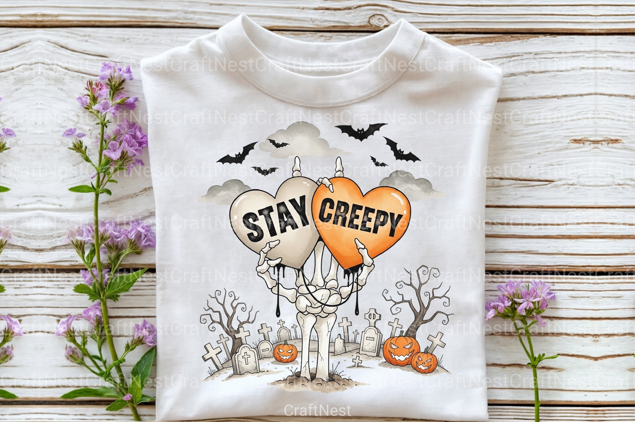 Stay Creepy Halloween Clipart Bundle - CraftNest - Digital Crafting and Art