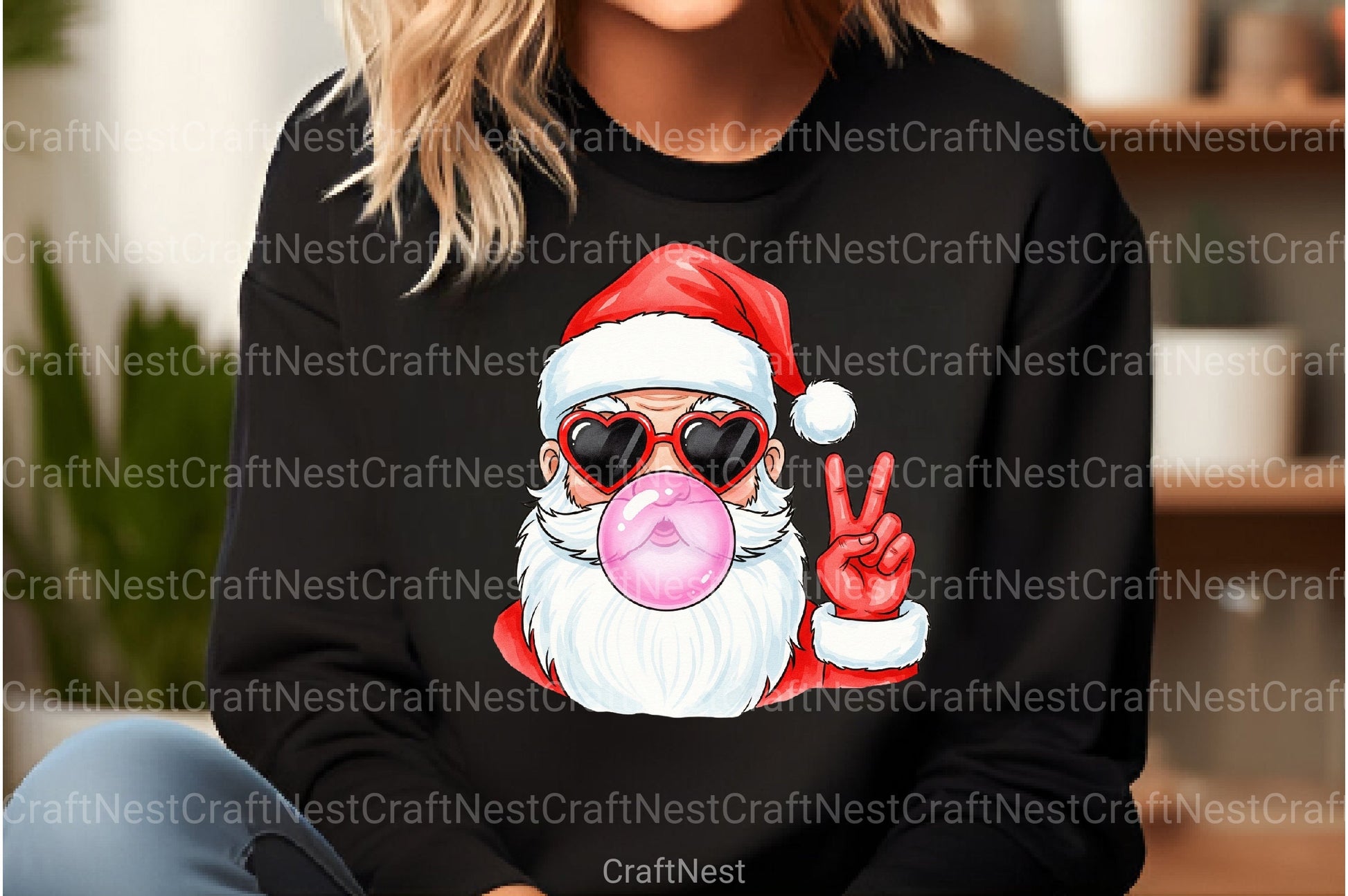 Santa Bubble Gum Clipart Bundle - CraftNest - Digital Crafting and Art