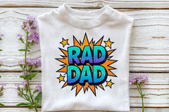 Rad Dad Comic Style Clipart Bundle - CraftNest - Digital Crafting and Art