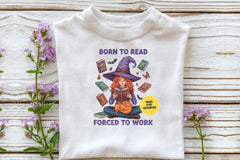 Witchy Clipart Bundle: Born to Read, Forced to Work - CraftNest - Digital Crafting and Art