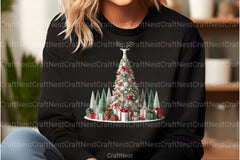 White Christmas Tree Clipart Bundle - CraftNest - Digital Crafting and Art