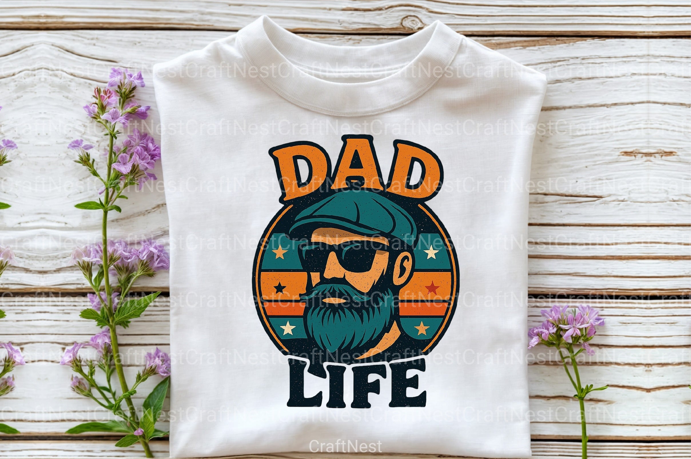 Retro Dad Life Clipart Bundle - CraftNest - Digital Crafting and Art