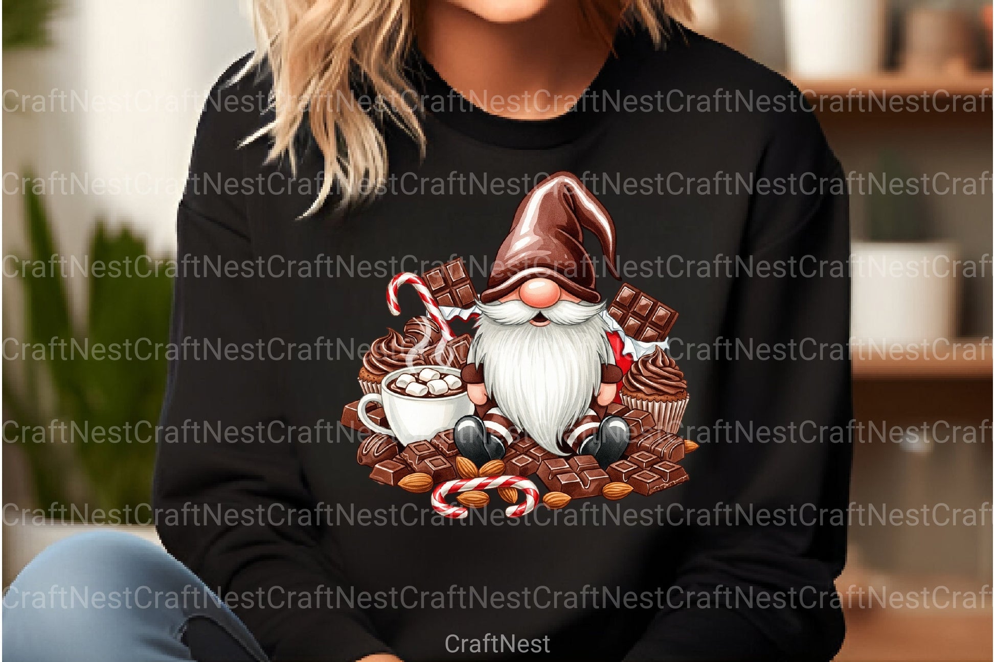 Sweet Chocolate Gnomes Clipart Bundle - CraftNest - Digital Crafting and Art