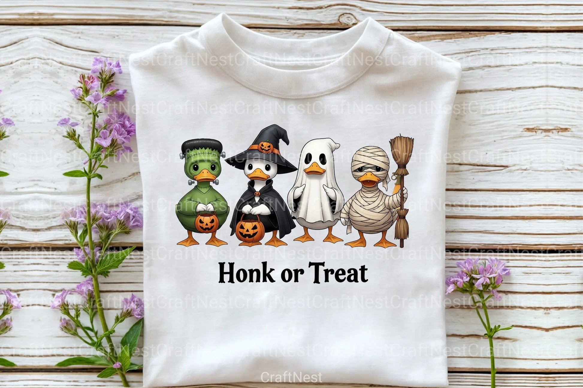 Halloween Goose Trick or Treat Clipart Bundle - CraftNest - Digital Crafting and Art