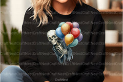 Funny Skeleton Peeking Clipart Bundle 7777 - CraftNest - Digital Crafting and Art