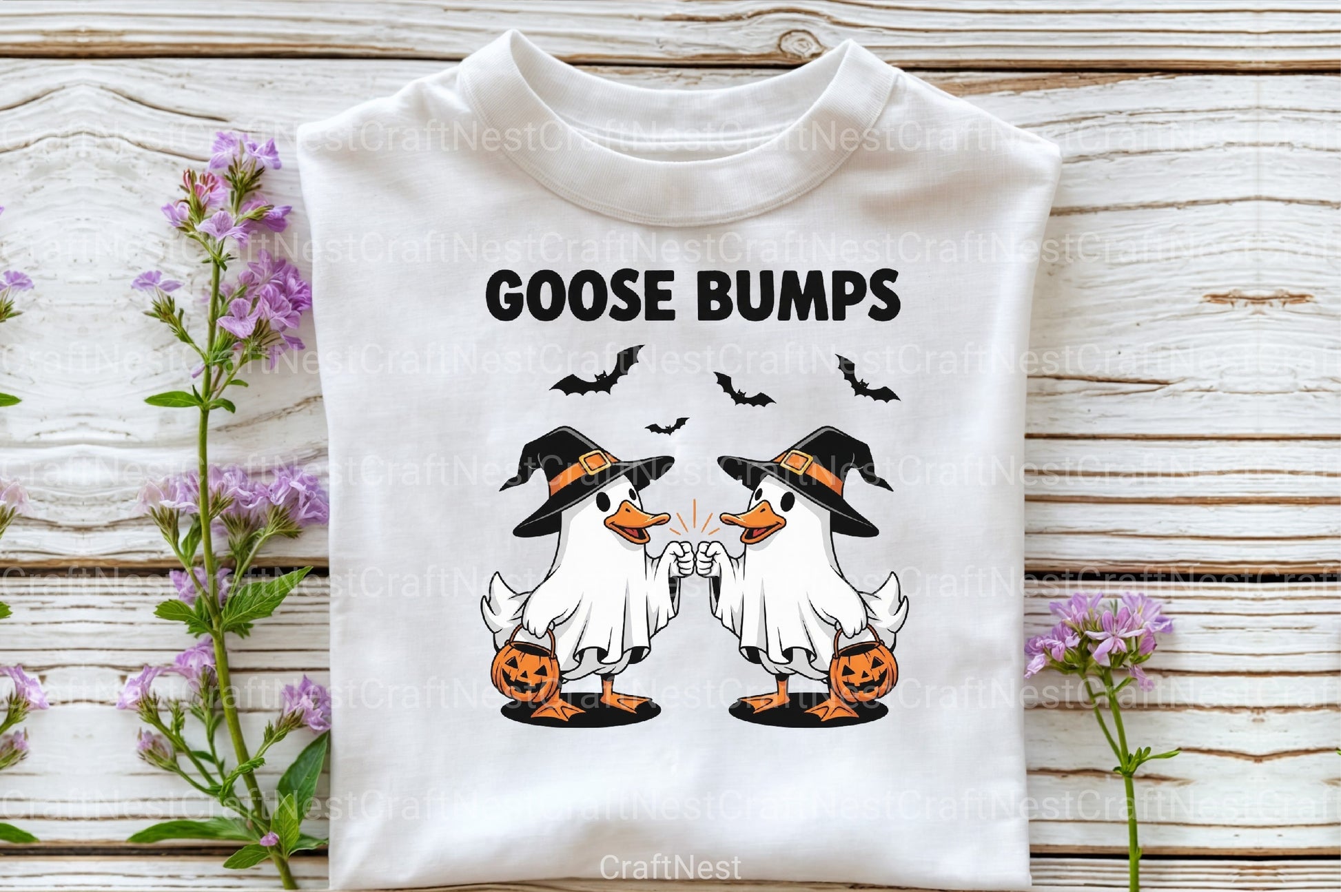 Funny Halloween Goose Bumps Clipart Bundle - CraftNest - Digital Crafting and Art