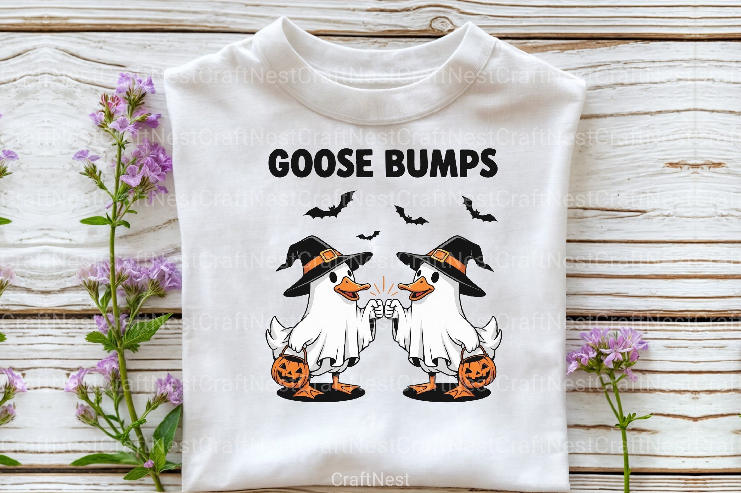 Funny Halloween Goose Bumps Clipart Bundle - CraftNest - Digital Crafting and Art