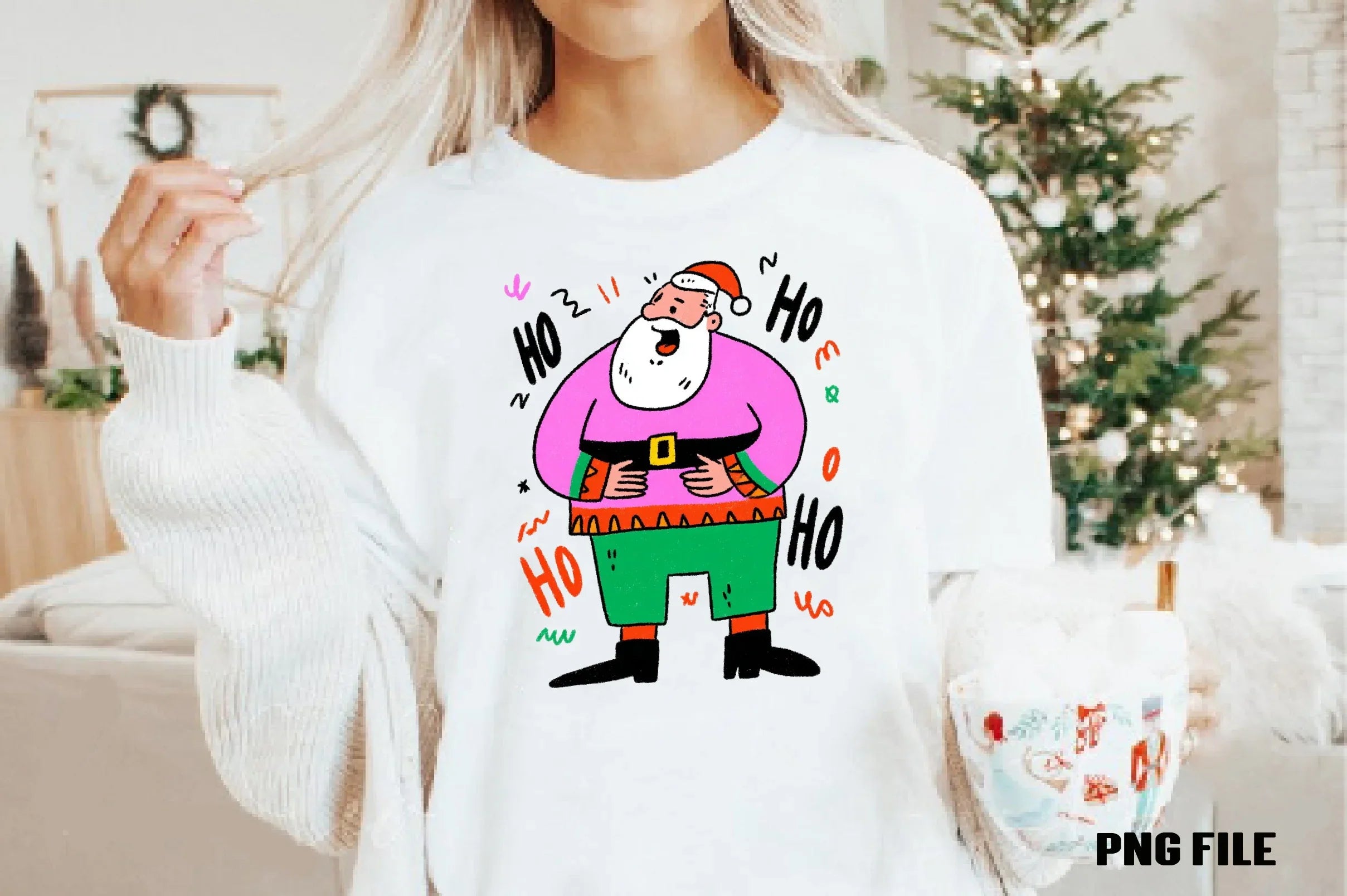 Retro Funny Christmas Santa Clipart Bundle - CraftNest - Digital Crafting and Art