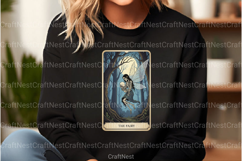 Fairy Halloween Tarot Card Clipart Bundle - CraftNest - Digital Crafting and Art