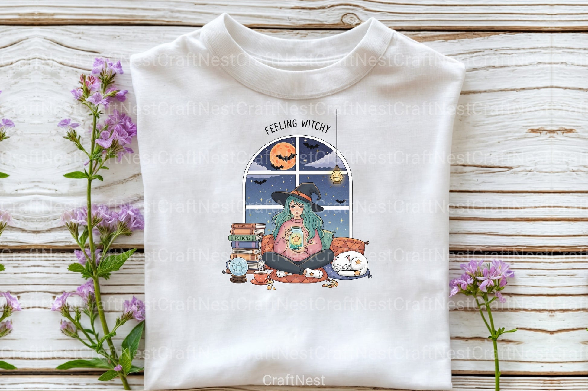 Celestial Witch Clipart Bundle - Witchy Art Collection - CraftNest - Digital Crafting and Art