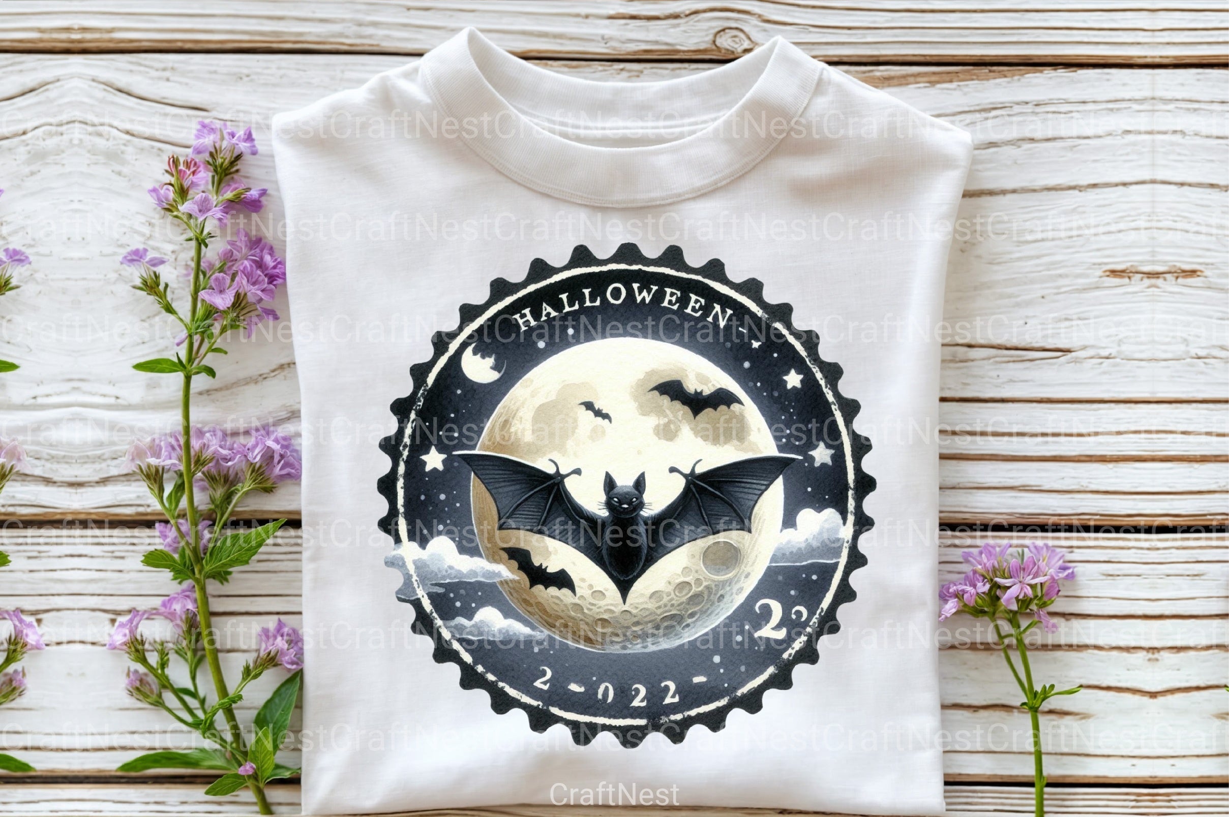 Halloween Stamp Clipart Bundle7 - CraftNest - Digital Crafting and Art