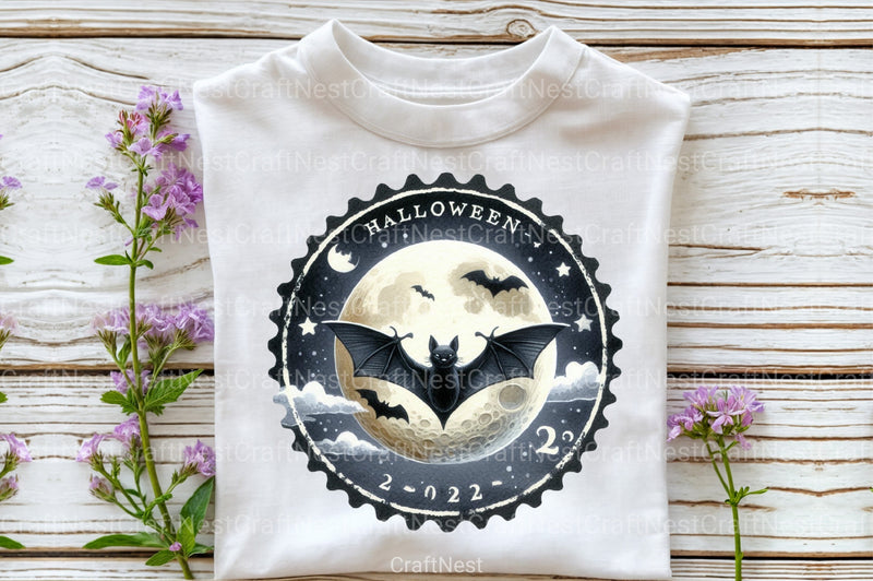 Halloween Stamp Clipart Bundle7 - CraftNest - Digital Crafting and Art