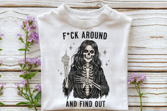 Funny Halloween Sassy Skeleton Clipart Bundle - CraftNest - Digital Crafting and Art