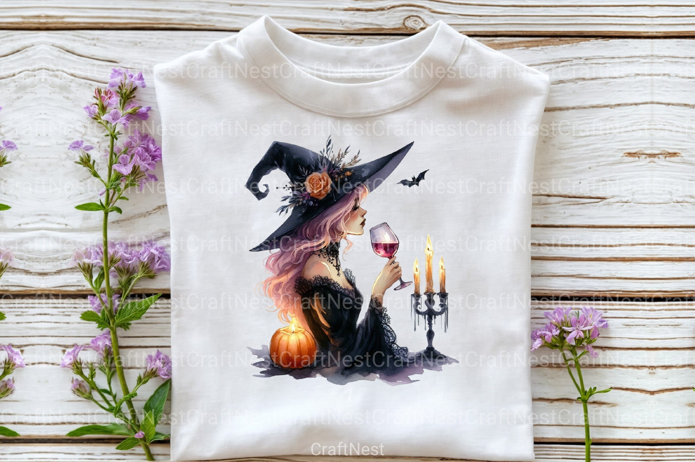 Halloween Wine Tasting Clipart Bundle - CraftNest - Digital Crafting and Art