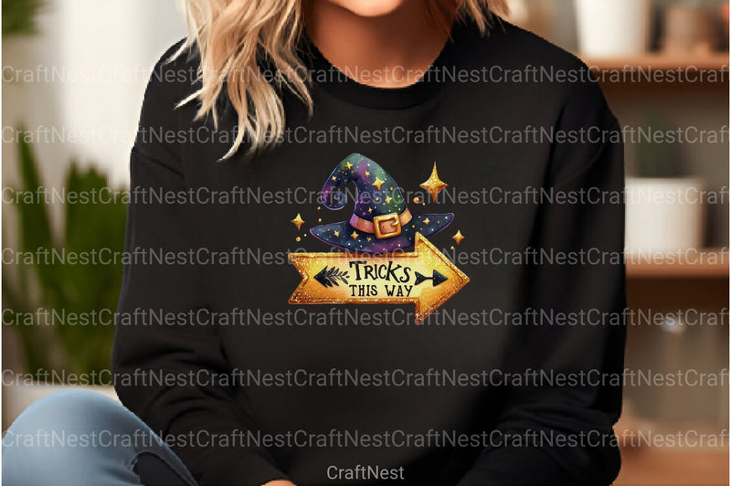 Tricks This Way Clipart Bundle - CraftNest - Digital Crafting and Art