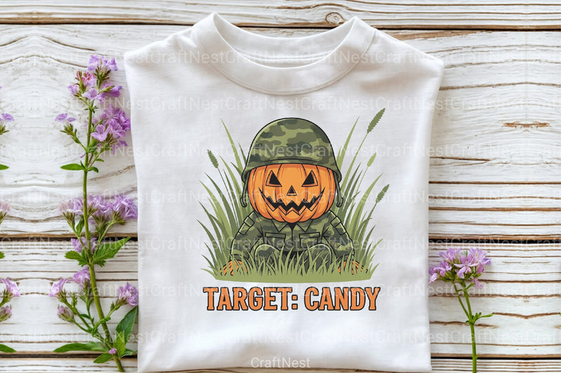 Camo Pumpkin Halloween Clipart Bundle - CraftNest - Digital Crafting and Art