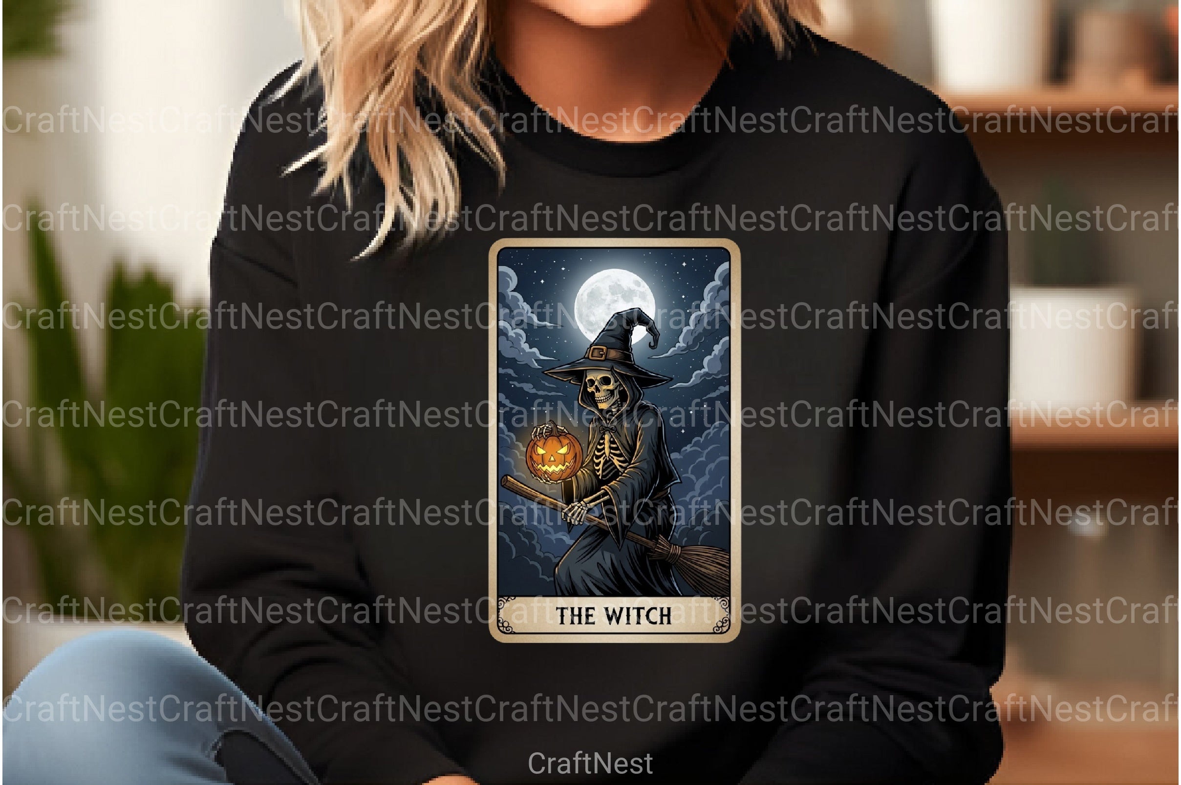 The Witch Halloween Tarot Card Clipart Bundle - CraftNest - Digital Crafting and Art