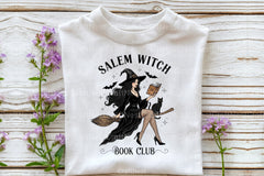 Vintage Salem Witch Book Club Halloween Clipart Bundle - CraftNest - Digital Crafting and Art