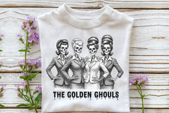 Golden Ghouls Girls Halloween Clipart Bundle - CraftNest - Digital Crafting and Art