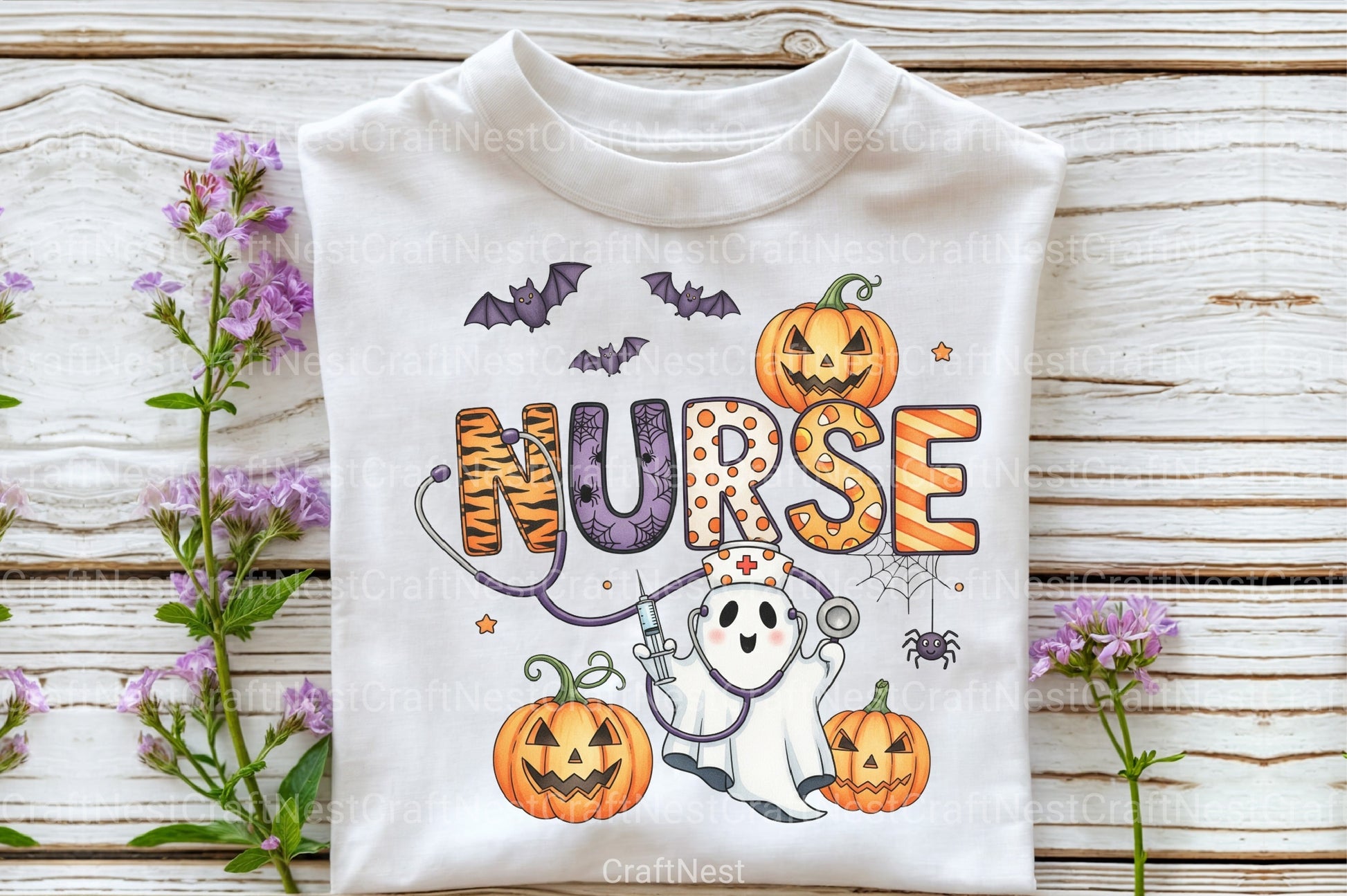 Spooky Nurse Halloween Clipart Bundle - CraftNest - Digital Crafting and Art