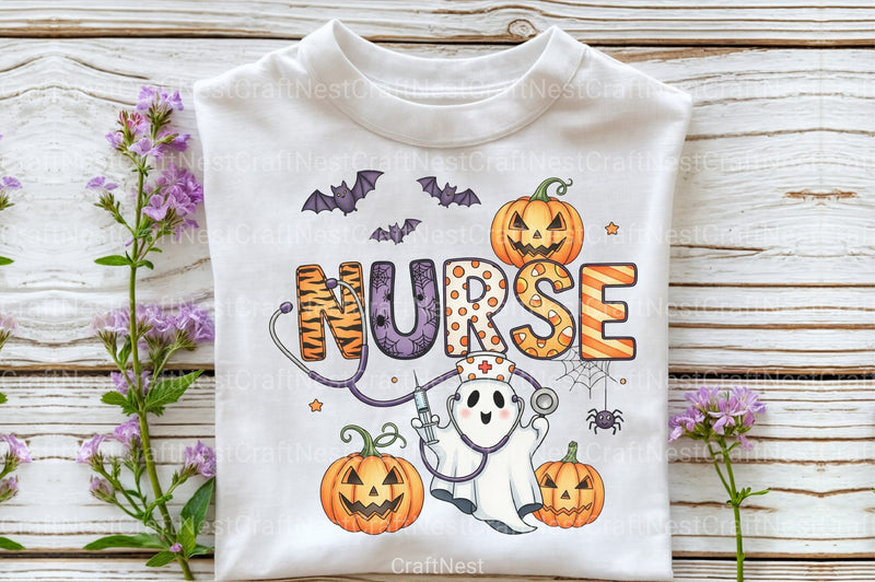 Spooky Nurse Halloween Clipart Bundle - CraftNest - Digital Crafting and Art
