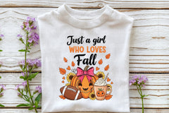 Just a Girl Who Loves Fall Clipart Bundle - CraftNest - Digital Crafting and Art