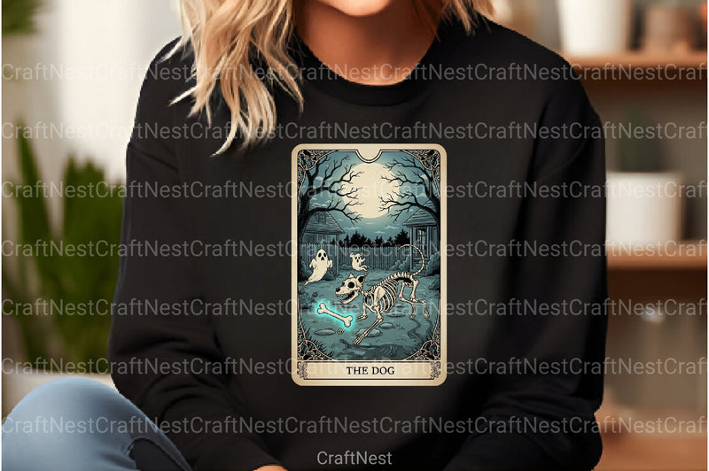 Dog Halloween Tarot Card Clipart Bundle - CraftNest - Digital Crafting and Art