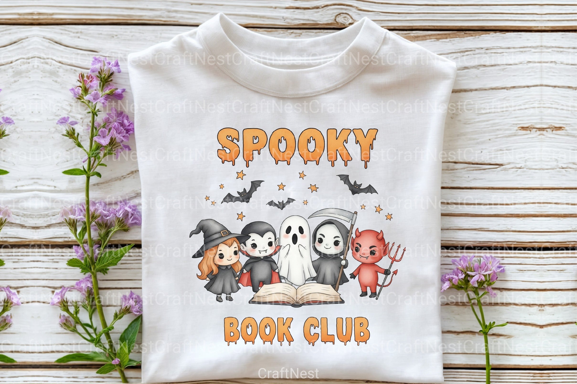 Spooky Witch Skeleton Clipart Bundle for Book Clubs - CraftNest - Digital Crafting and Art