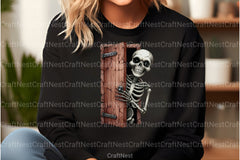 Funny Skeleton Peeking Clipart Bundle 1 - CraftNest - Digital Crafting and Art