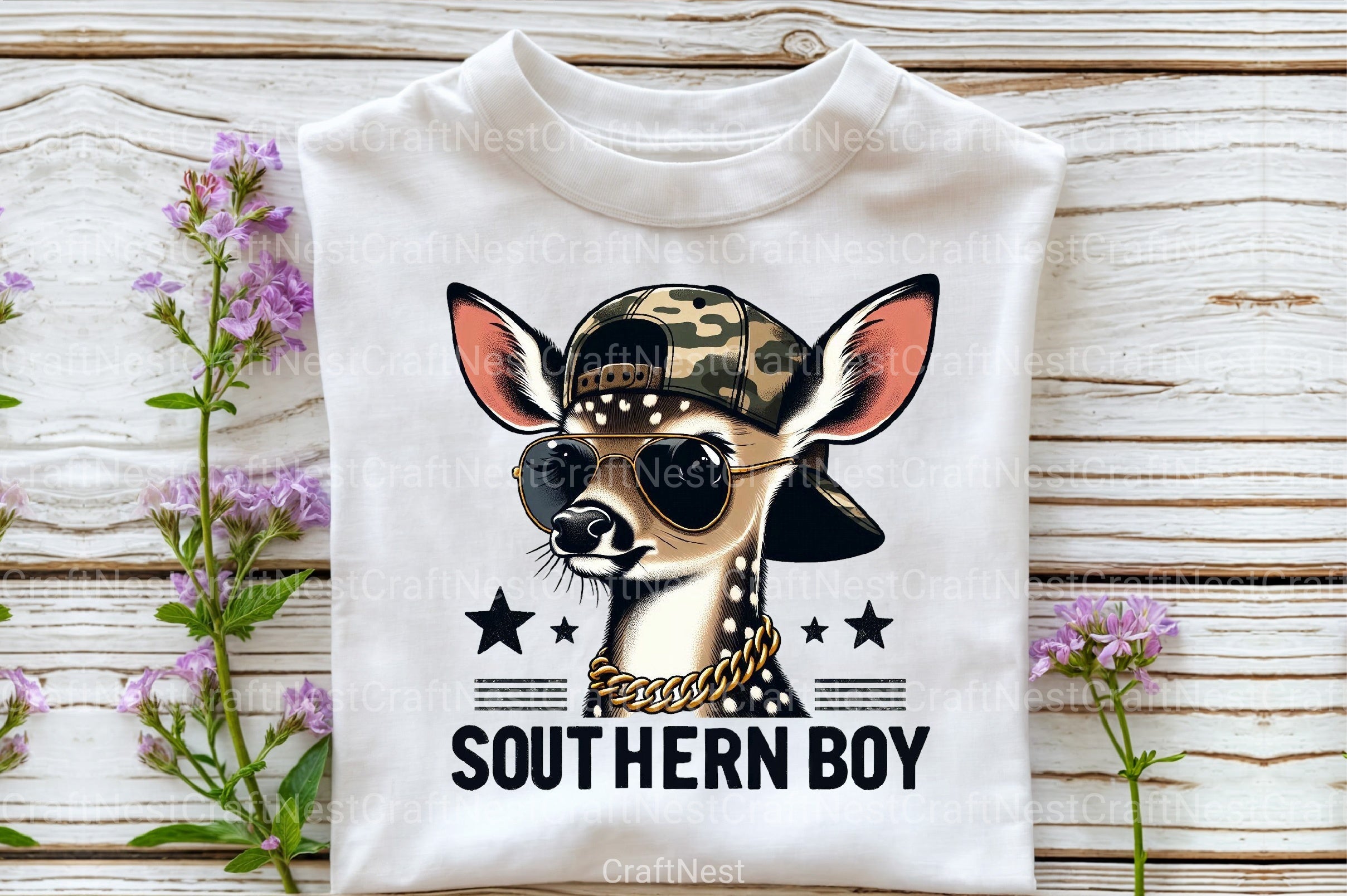 Southern Boy Deer Backward Cap Clipart Bundle - CraftNest - Digital Crafting and Art