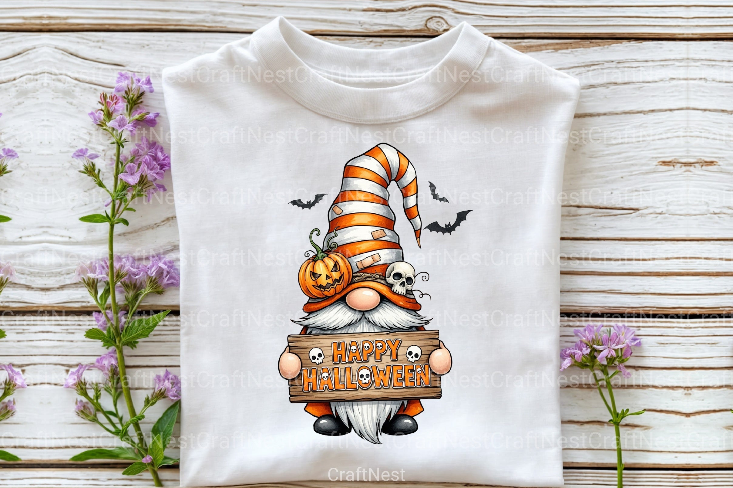 Happy Halloween Gnome Clipart Bundle - CraftNest - Digital Crafting and Art