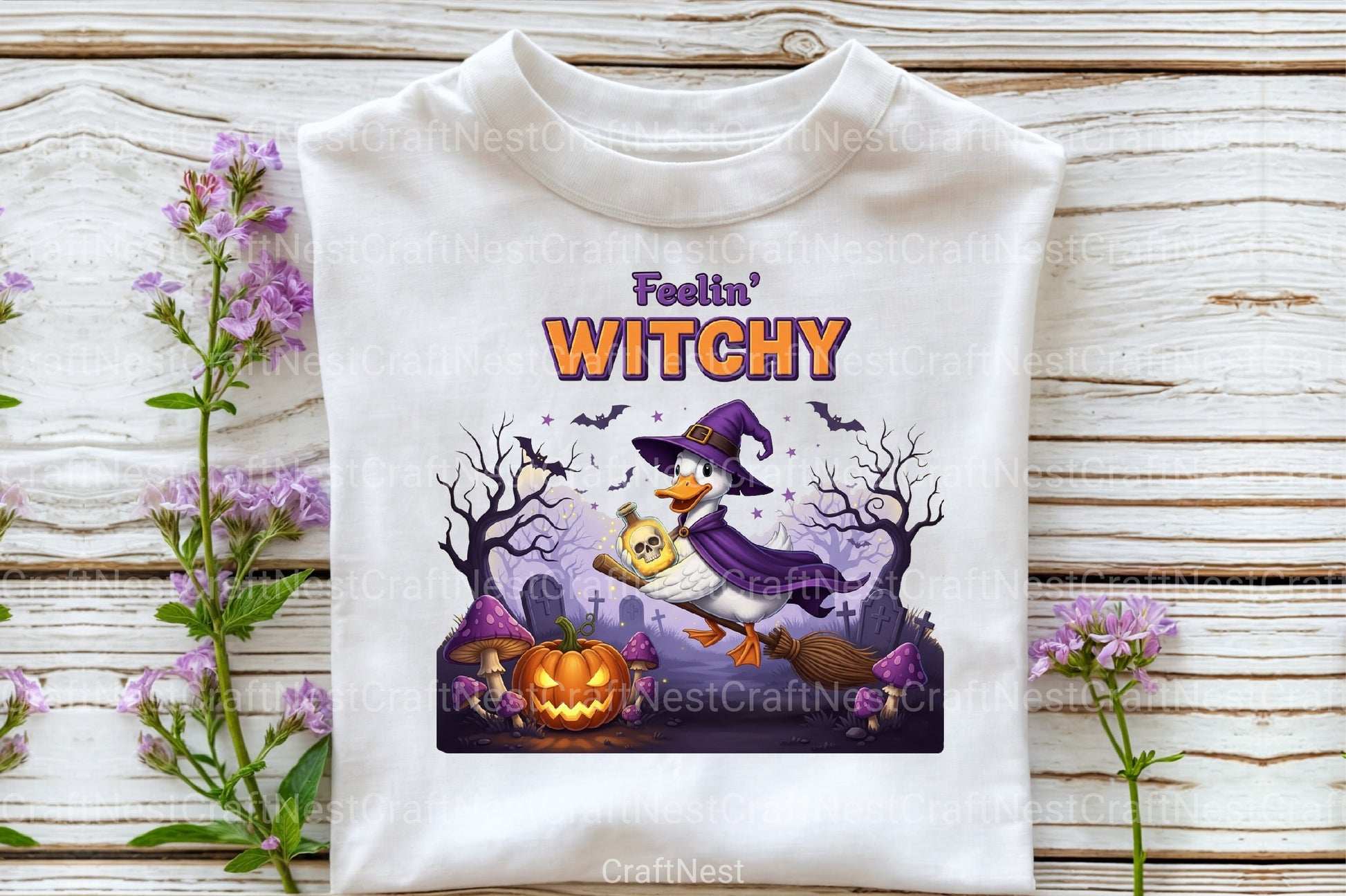 Halloween Witch Goose Clipart Bundle - Feelin' Witchy - CraftNest - Digital Crafting and Art