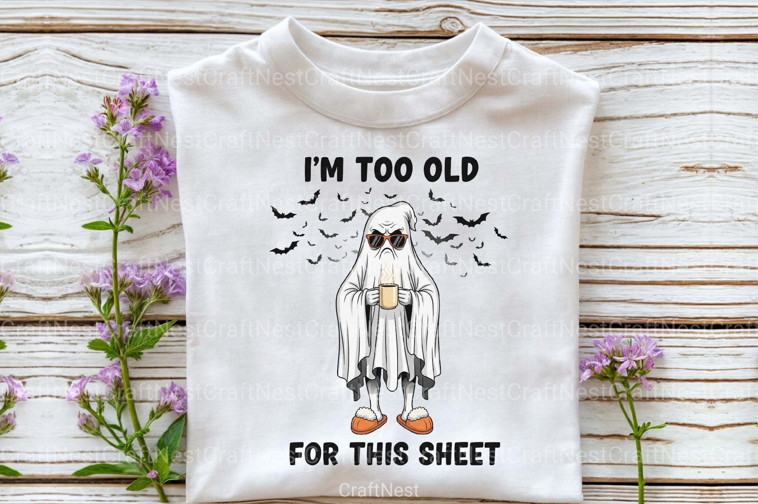 Funny Sarcastic Sheet Ghost Halloween Clipart Bundle - CraftNest - Digital Crafting and Art