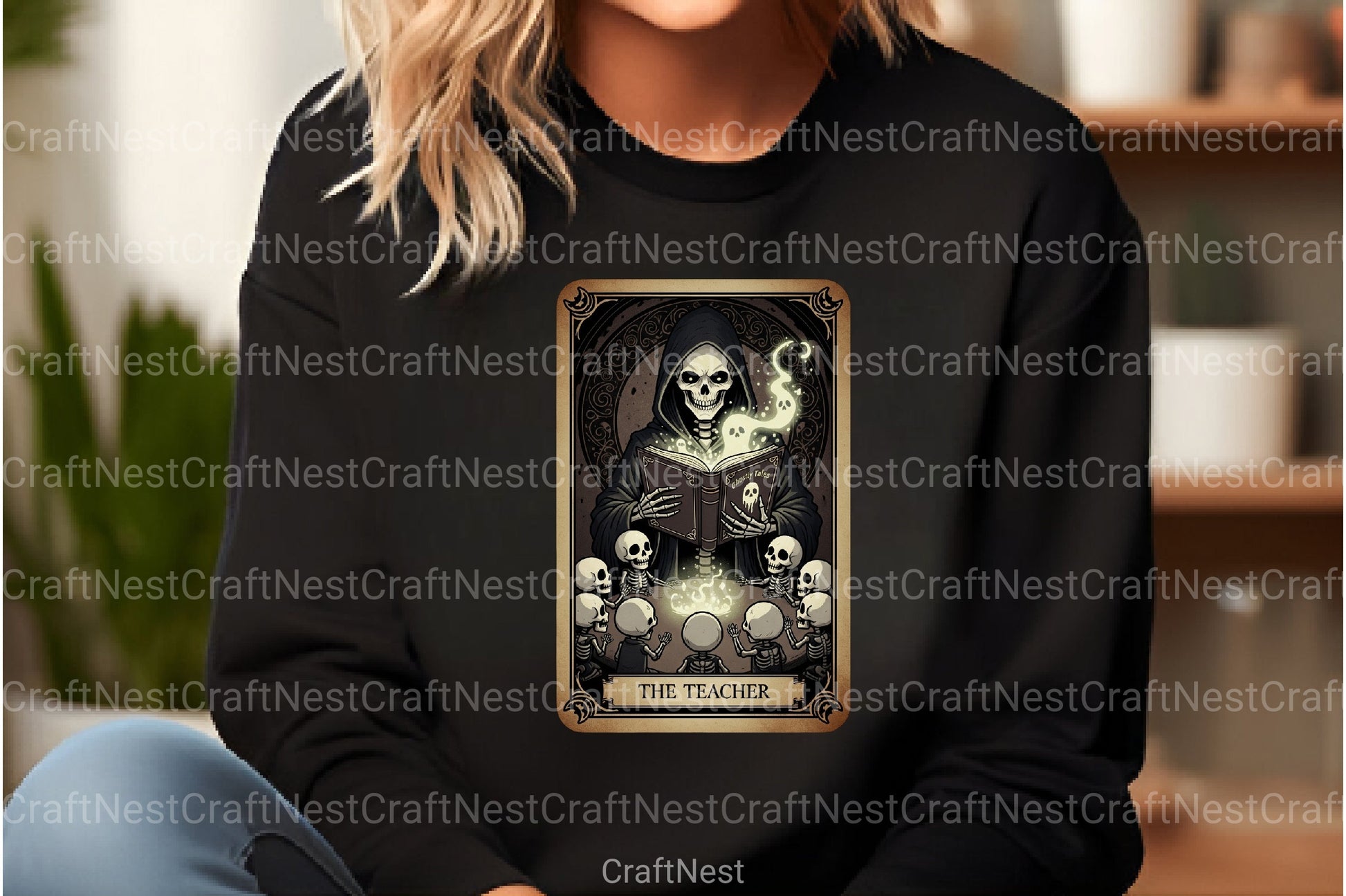 Teacher Halloween Tarot Card Clipart Bundle - CraftNest - Digital Crafting and Art