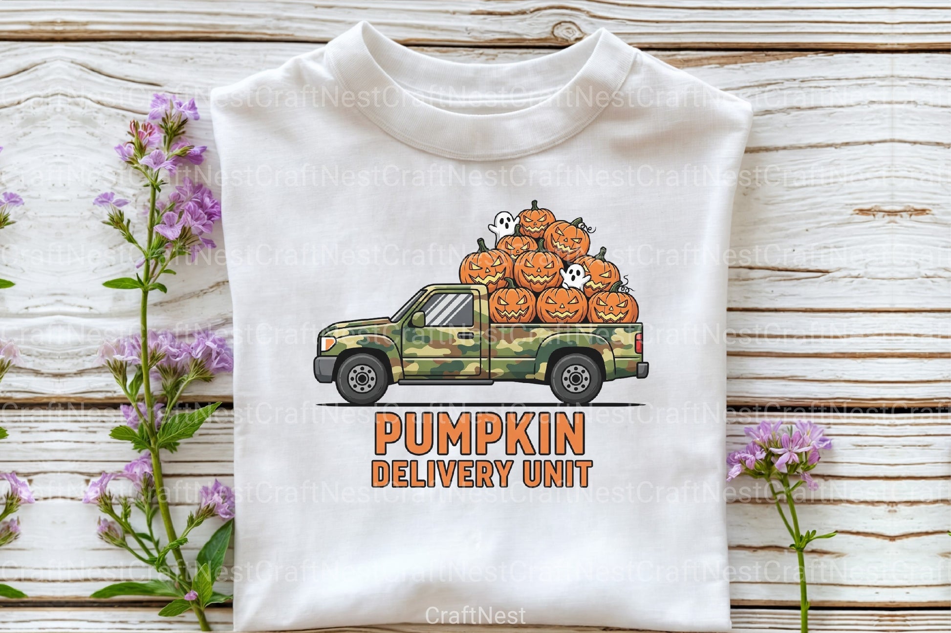 Camo Truck Halloween Clipart Bundle - CraftNest - Digital Crafting and Art