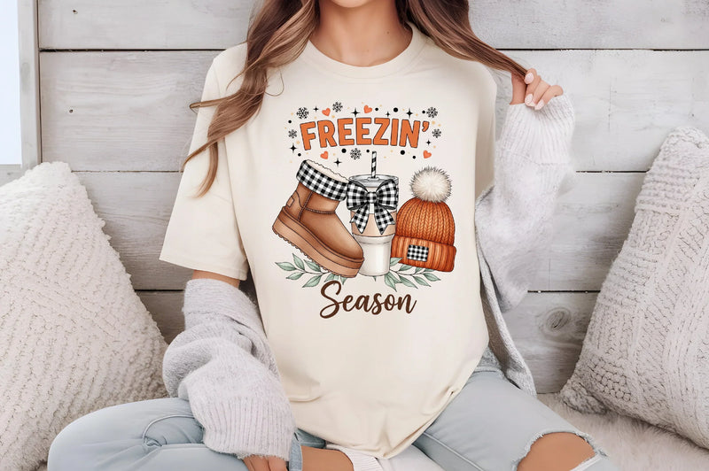 Freezin Season Crewneck Clipart Bundle - CraftNest - Digital Crafting and Art