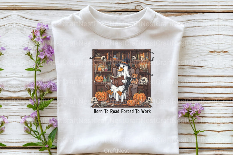 Goose Reading Book Halloween Clipart Bundle - CraftNest - Digital Crafting and Art