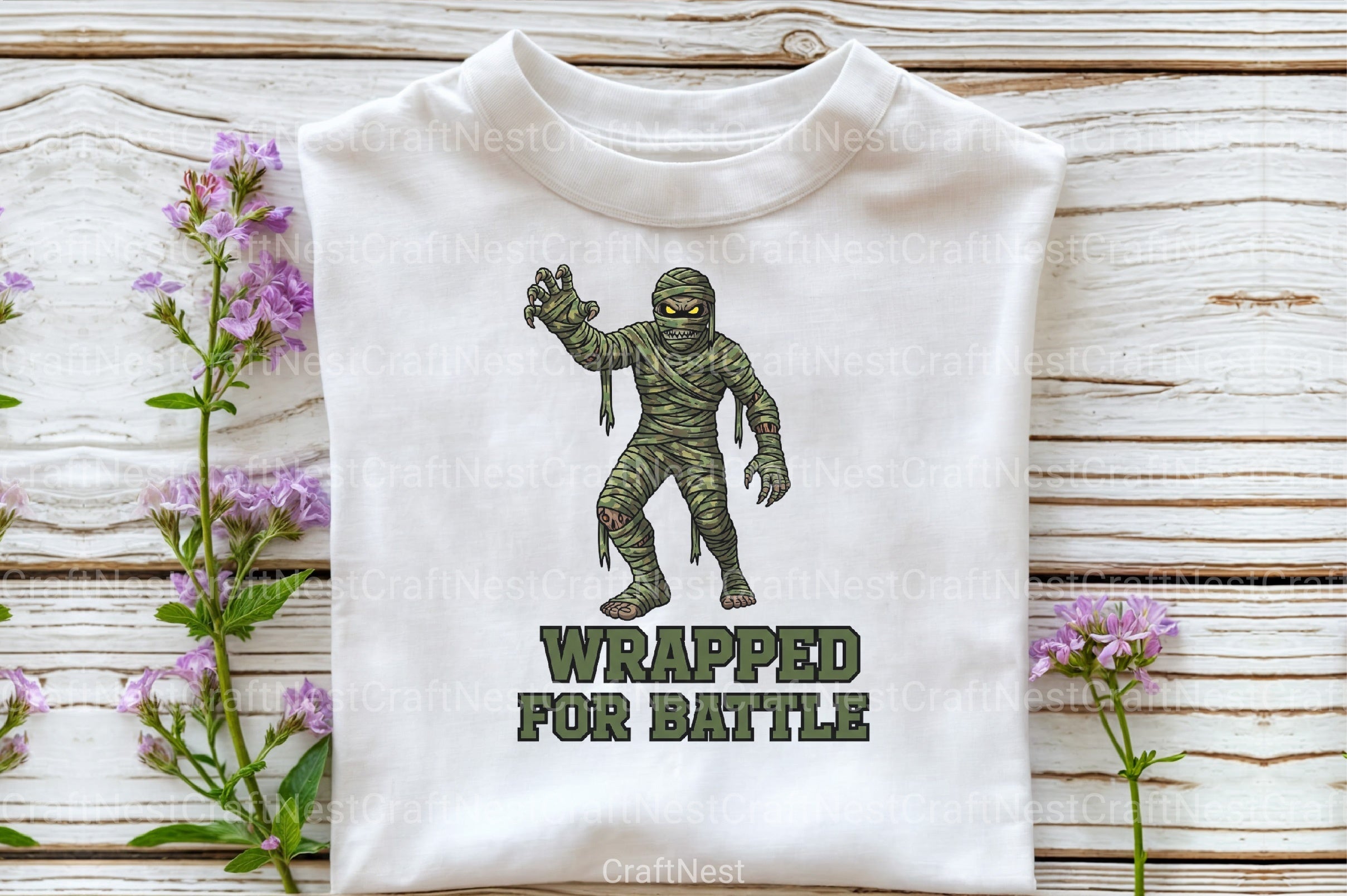 Camo Mummy Halloween Clipart Bundle - CraftNest - Digital Crafting and Art