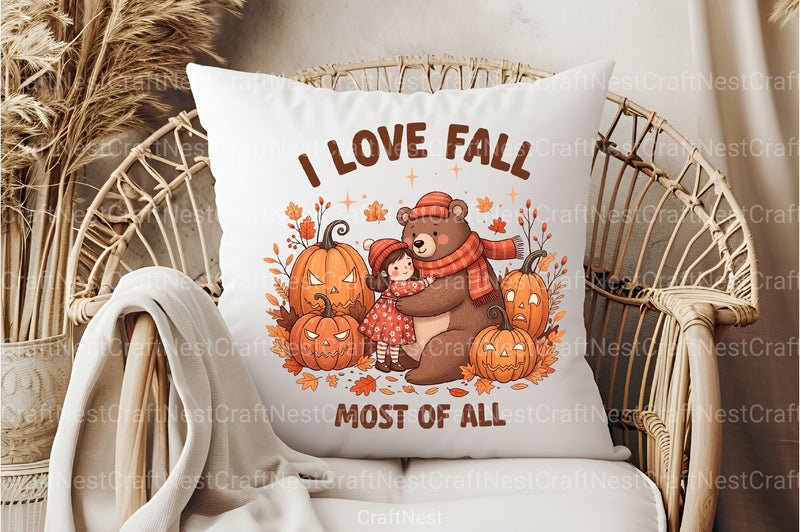 I Love Fall Most of All Clipart Bundle 99 - CraftNest - Digital Crafting and Art