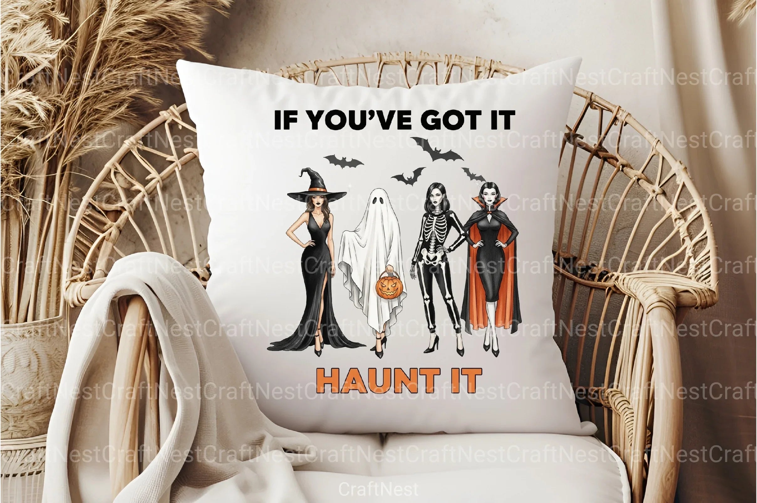 Haunt Halloween Clipart Bundle: Spooky Designs - CraftNest - Digital Crafting and Art