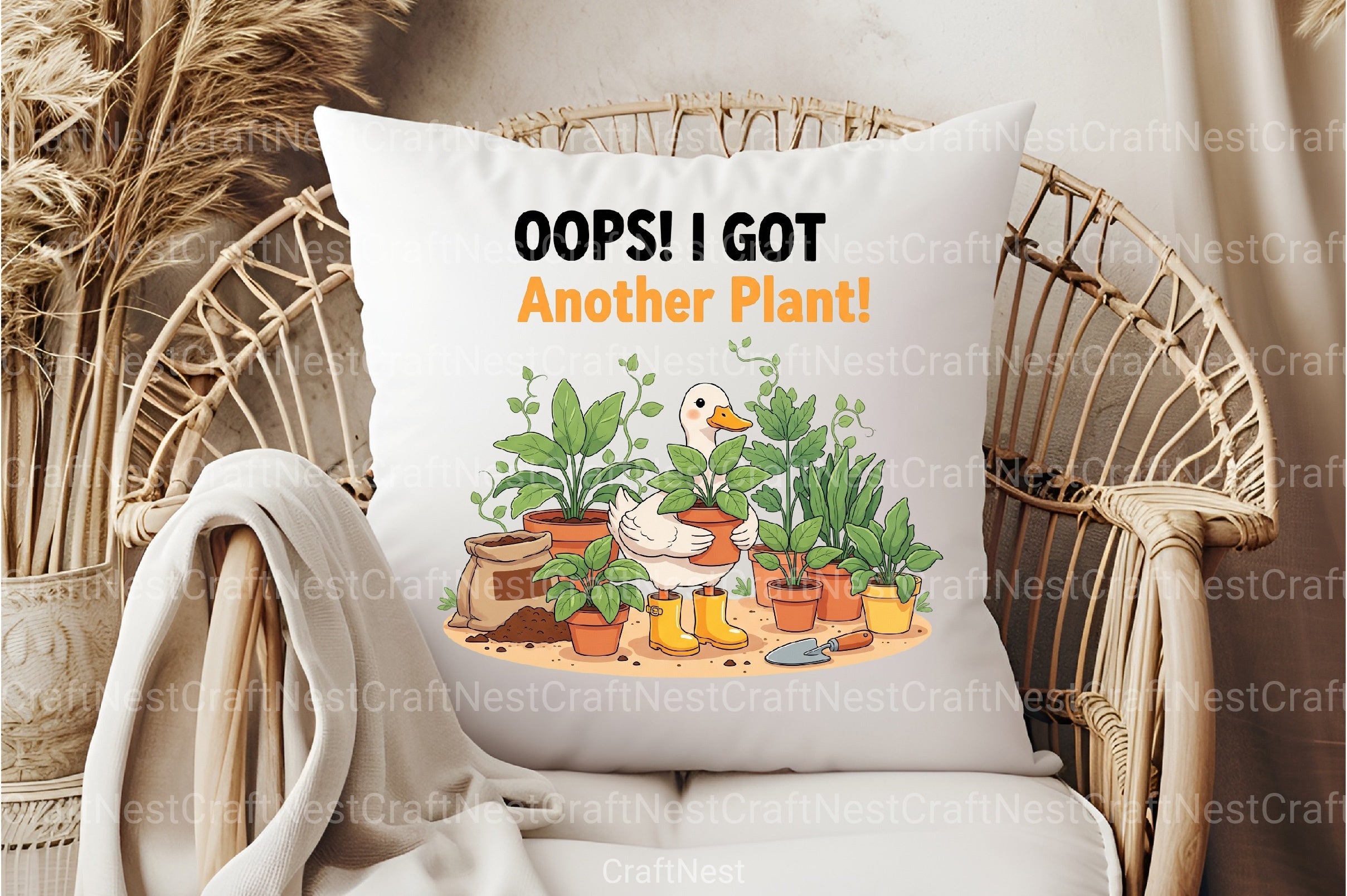 Oops I Got Another Plant Goose Clipart Bundle - CraftNest - Digital Crafting and Art
