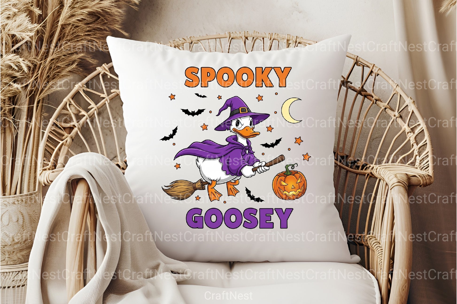 Spooky Goosey Witch Halloween Clipart Bundle - CraftNest - Digital Crafting and Art