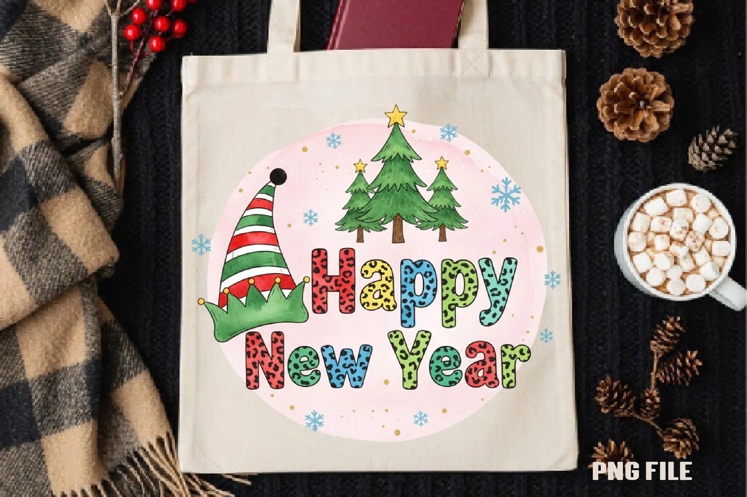 Happy New Year Clipart Bundle - CraftNest - Digital Crafting and Art