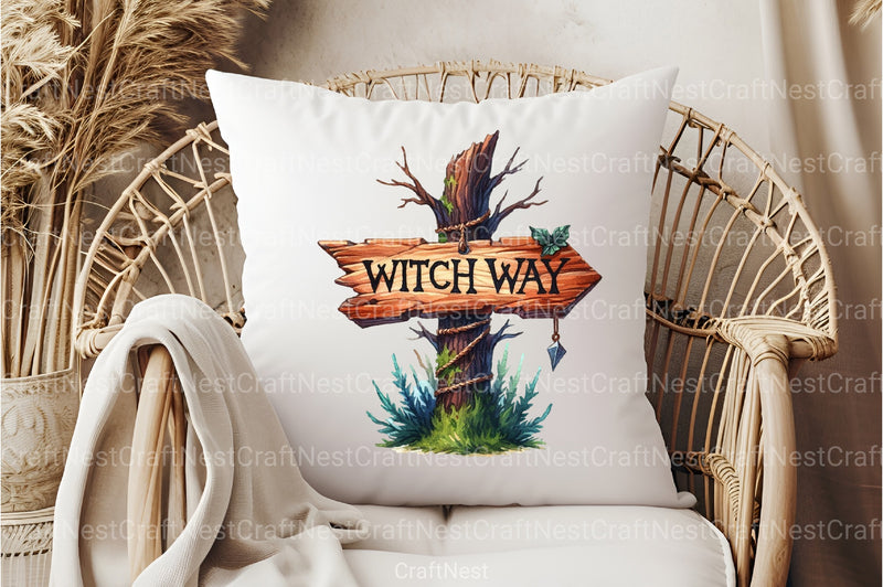 Witch Way Clipart Bundle - CraftNest - Digital Crafting and Art